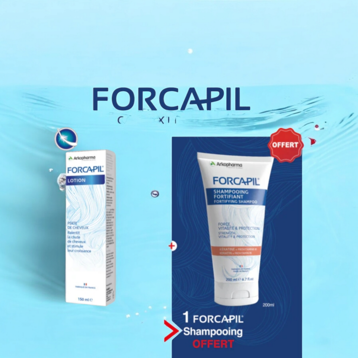 Forcapil Lotion + Shampooin OFFERT