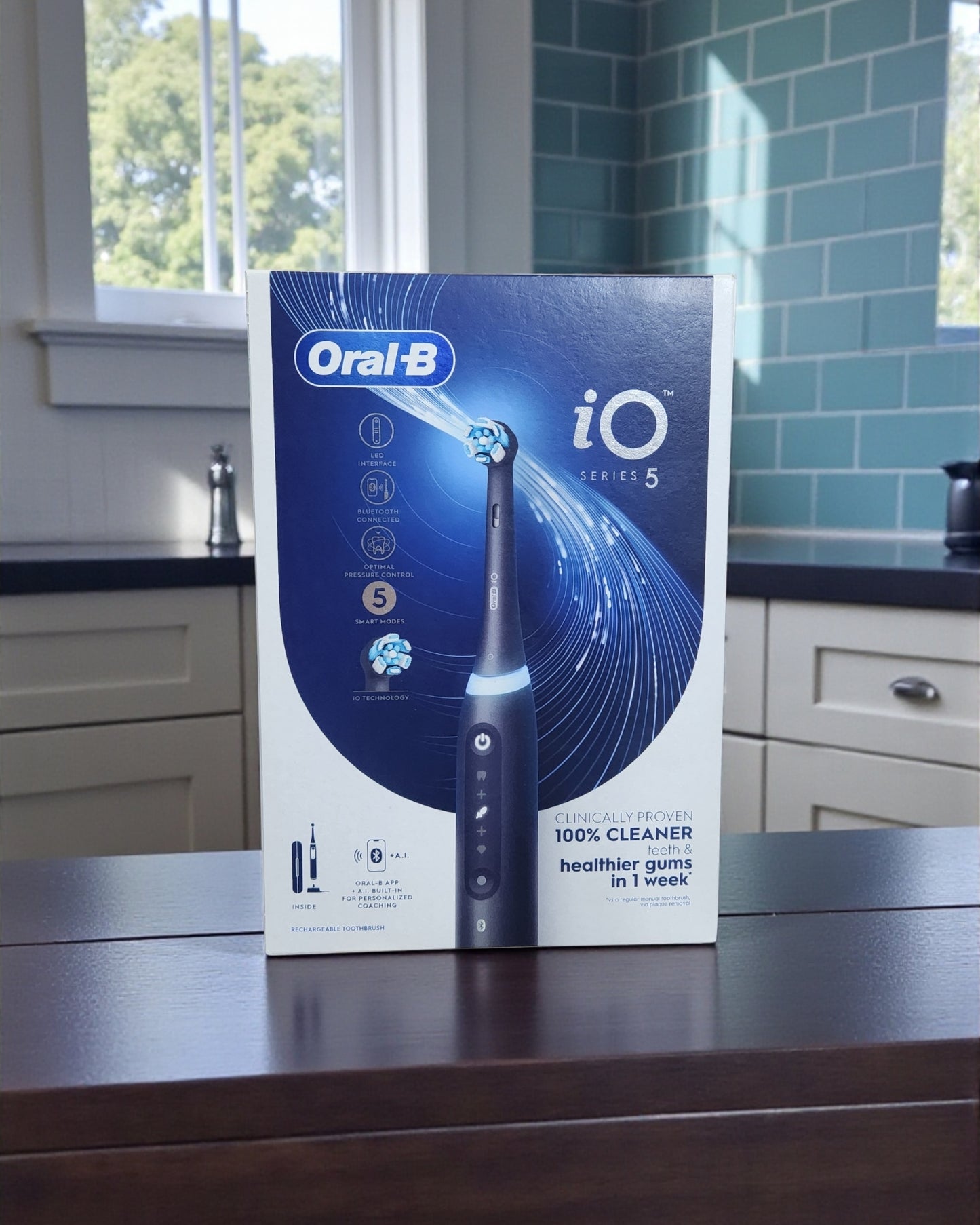 Brosse à Dents Électrique Oral-B iO Series 5 – Technologie Révolutionnaire iO & Coaching IA