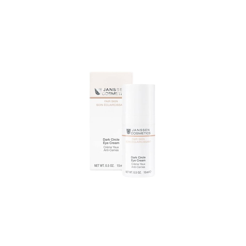Janssen Cosmetics Crème Yeux Anti-Cernes 15ml flacon blanc avec bouchon transparent
