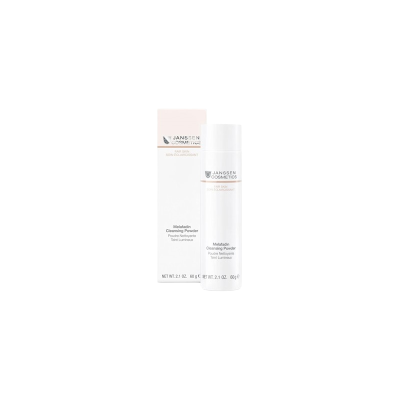 Janssen Cosmetics Poudre Nettoyante Teint Lumineux flacon blanc