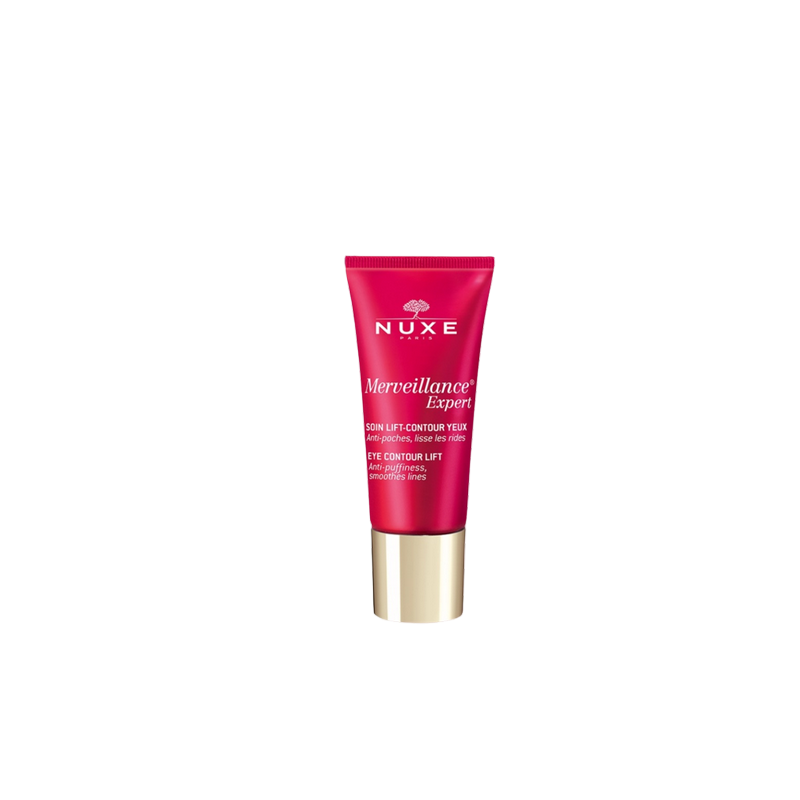 Nuxe Expert Soin Lift-Contour Yeux Merveillance 15ml tube rose avec bouchon doré