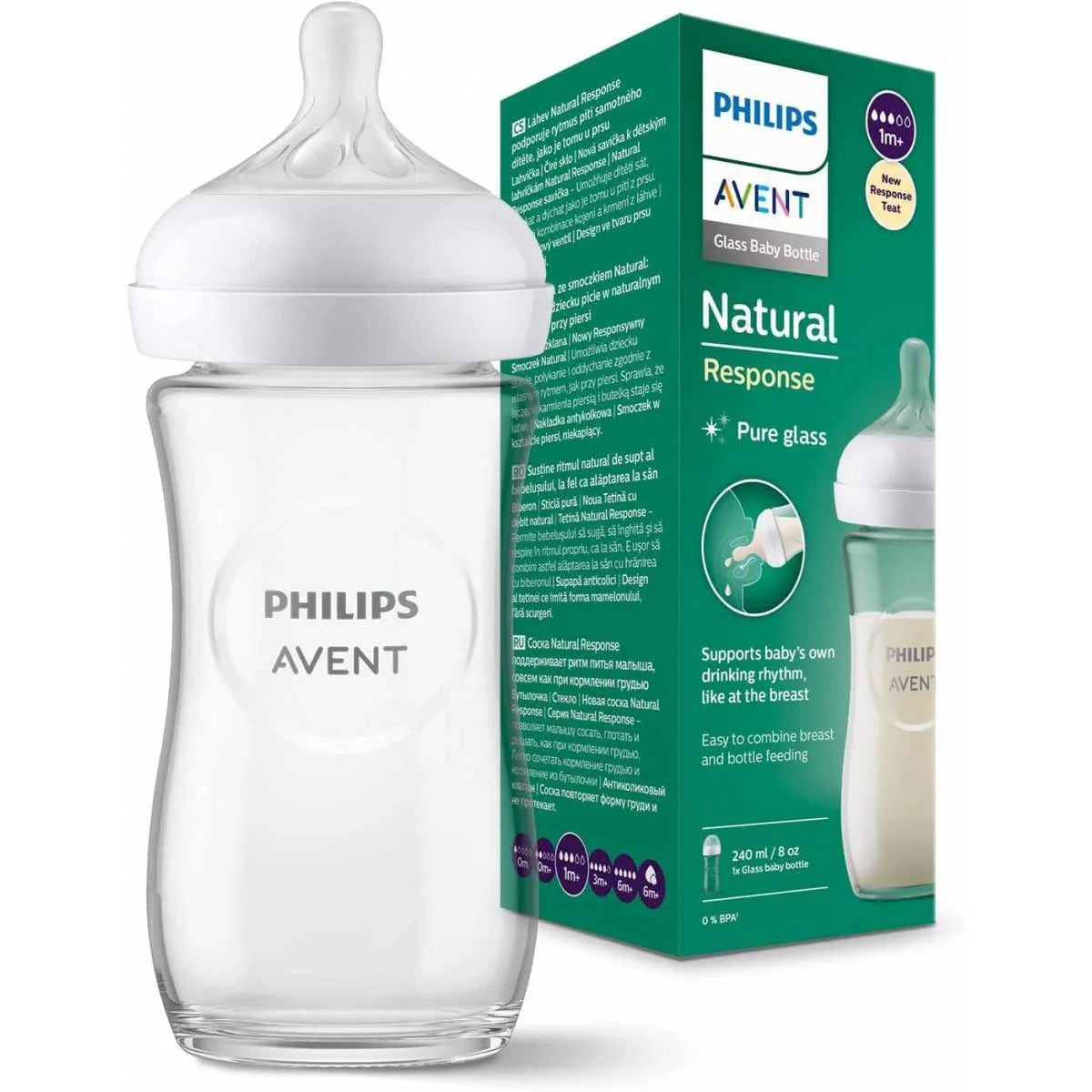 Avent Biberon en Verre Natural