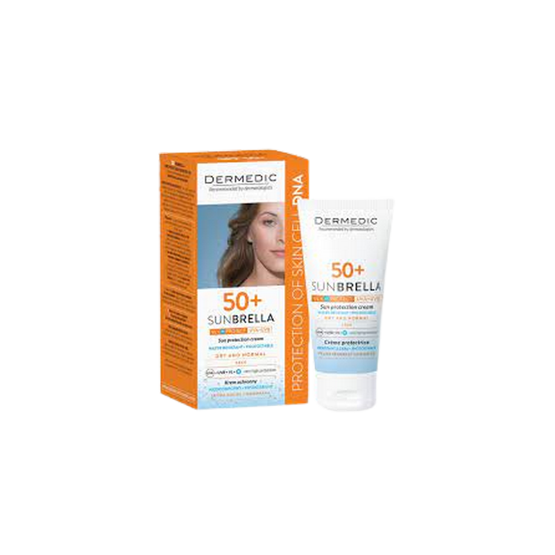 Dermedic Crème Sunbrella SPF50+ Peau Mixtes à Grasses 50ml