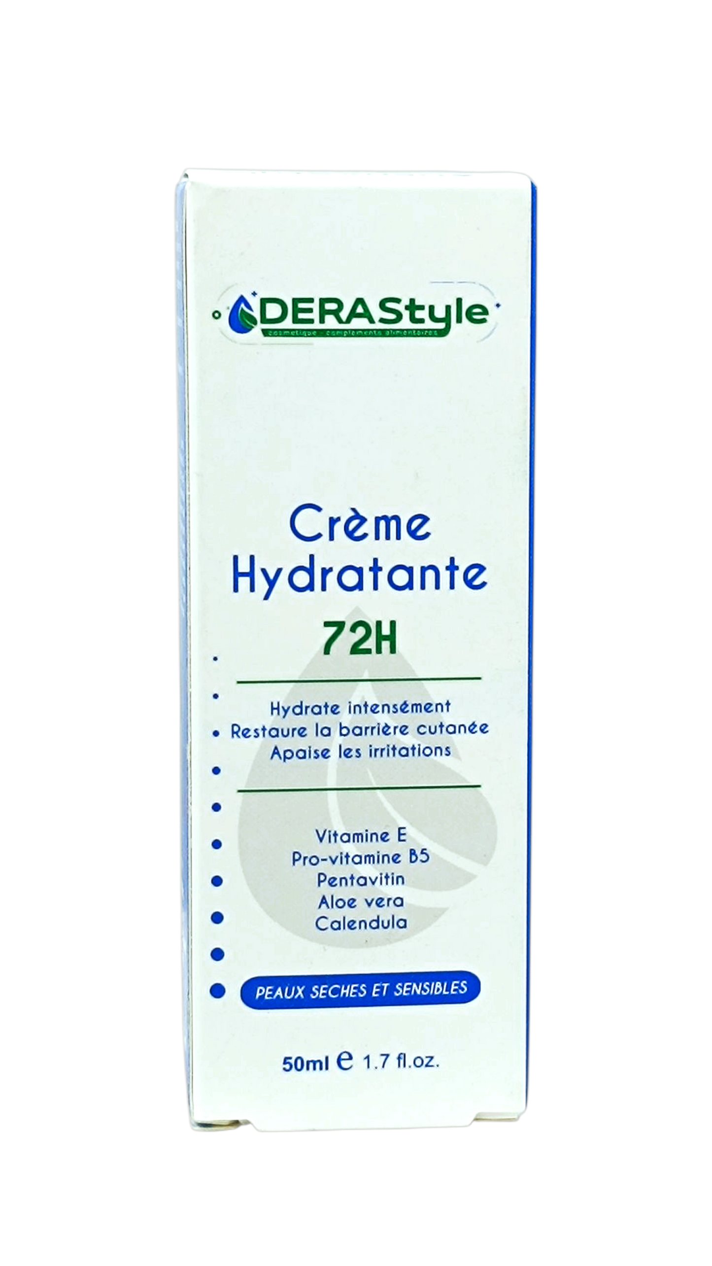 Derastyle Crème Hydratante 72H 50ml