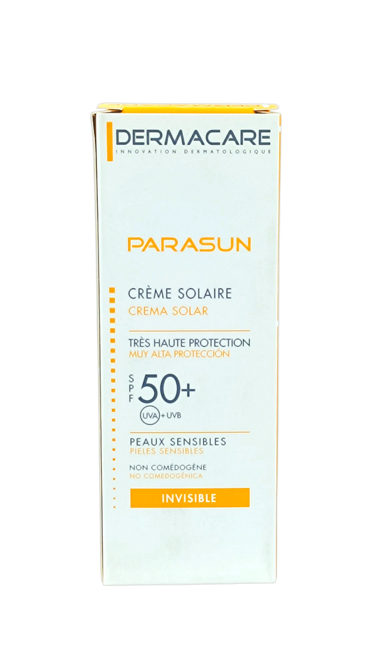 Dermacare Parasun Crème Solaire SPF 50+ Invisible 50ml