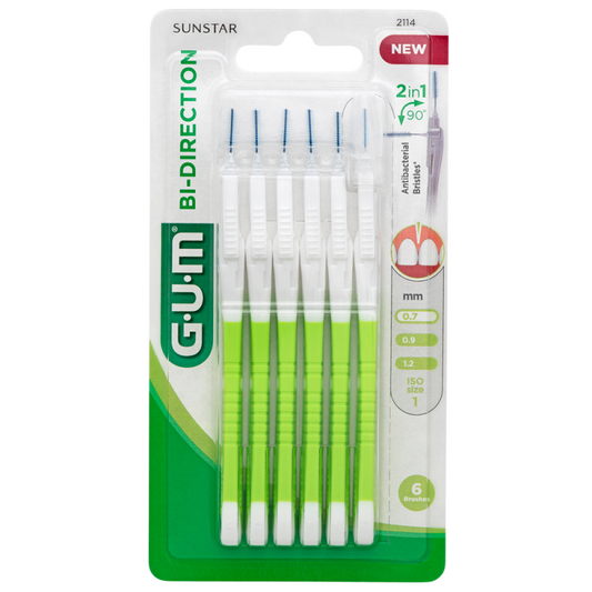 GUM BROSSETTE BI-DIRECTION 2114 / 0.7 VERT
