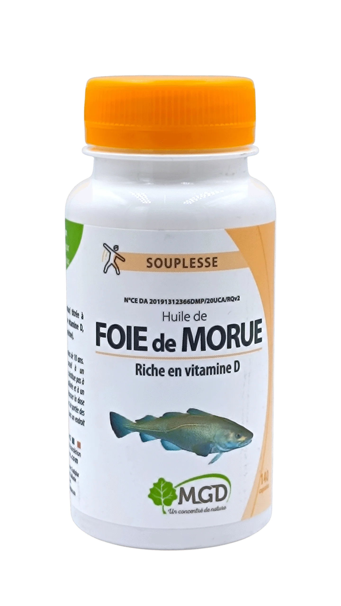 MGD Nature Huile de Foie de Morue 140 Capsules