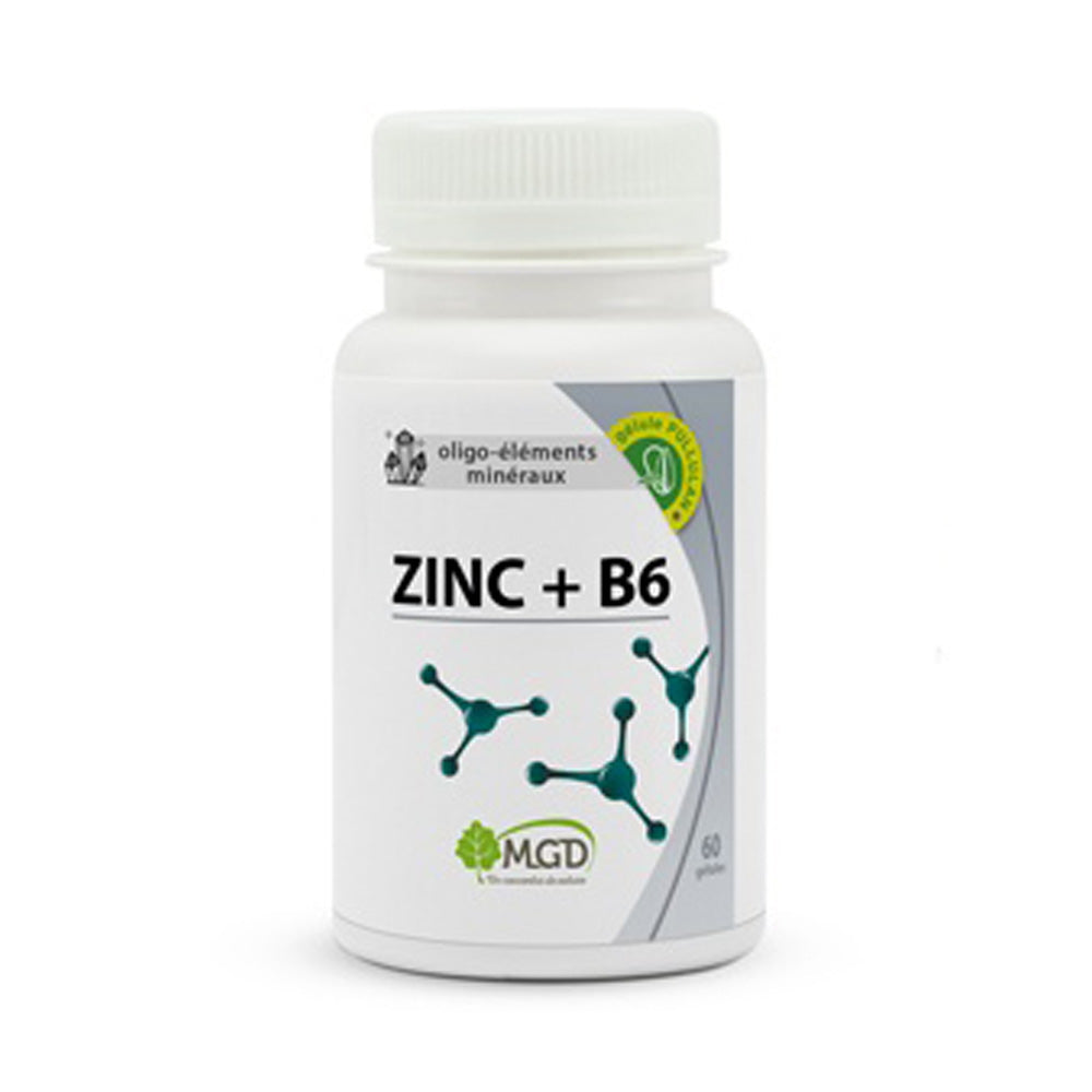 MGD Nature Zinc + B6 60 Gélules