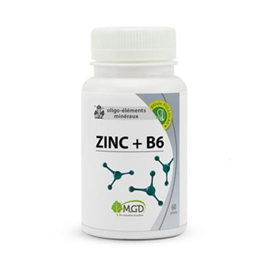 MGD Nature Zinc + B6 60 Gélules