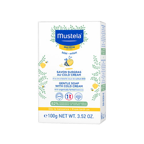 Mustela Savon Surgras au Cold Cream à la Cire d'Abeille 100g