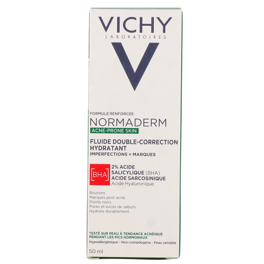 Vichy Normaderm Acne-Prone Skin Fluide Double-Correction Hydratant 30ml