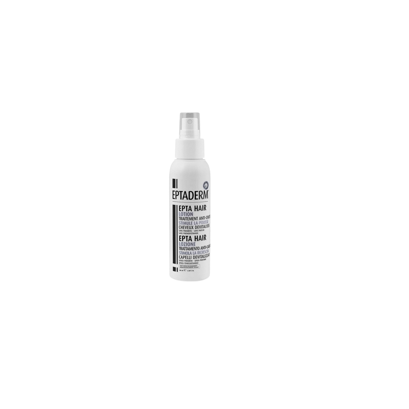 Eptaderm Epta Hair Lotion Anti-chute 100ml petit spray blanc 